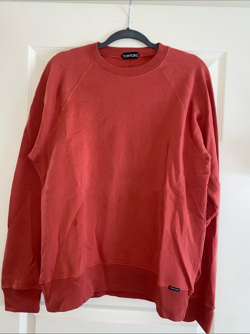 Tom Ford Men's Crewneck Sweatshirt - Rust Red